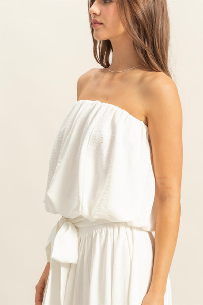 Strapless Bubble Top