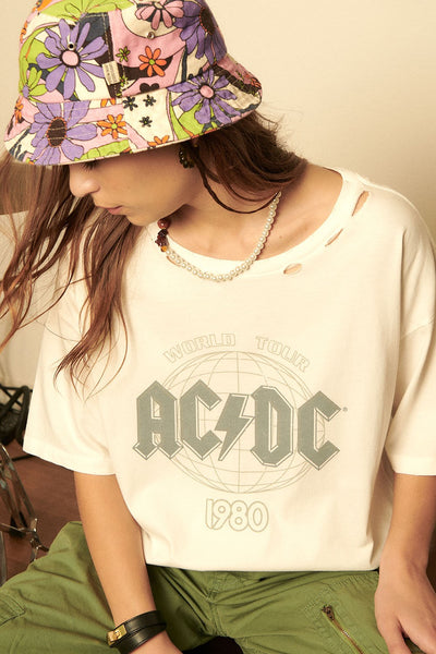 ACDC Distressed Graphic Tee