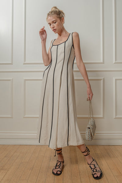 Lara Linen Midi Dress