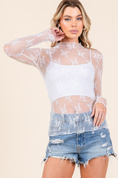 Lux Lace Top
