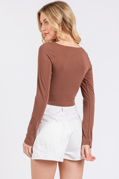Essential Cropped Long Sleeve