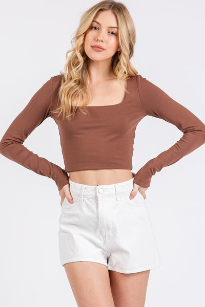 Essential Cropped Long Sleeve