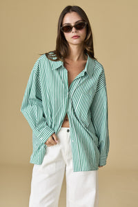 Luna Stripe Button Down