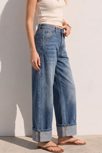 Monroe Cuffed Carpenter Jeans