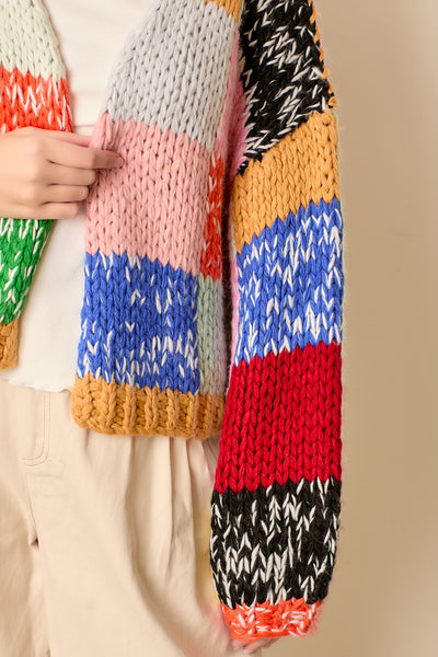 Colorblock Cardigan