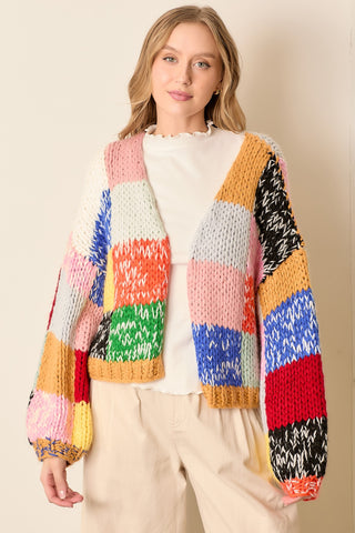 Colorblock Cardigan