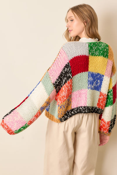 Colorblock Cardigan