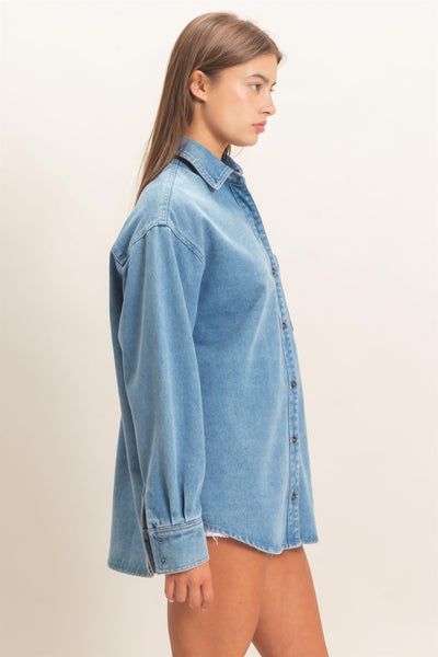 Sutton Oversized Denim Shirt