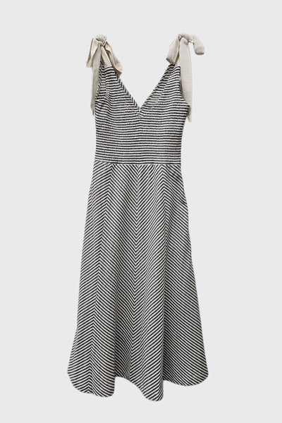 Cece Stripe Midi Dress