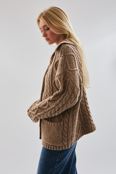 Woodland Cable Knit Cardigan