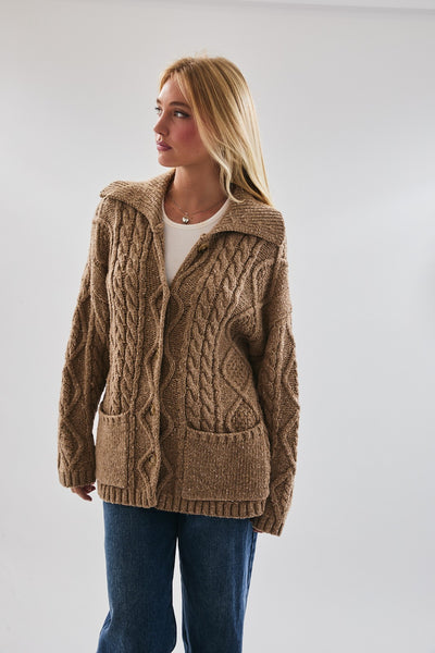 Woodland Cable Knit Cardigan
