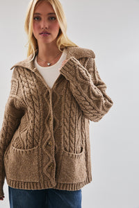Woodland Cable Knit Cardigan
