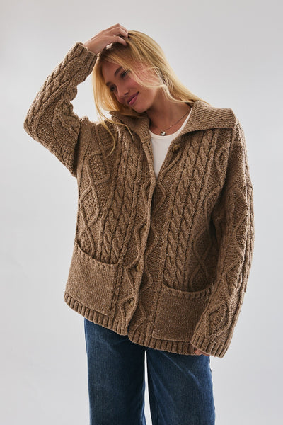 Woodland Cable Knit Cardigan