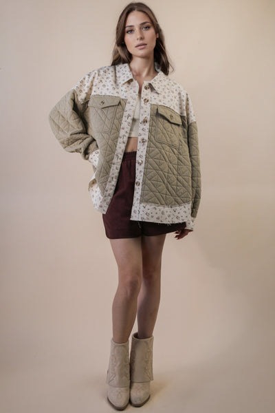 Petal Quilted Shacket