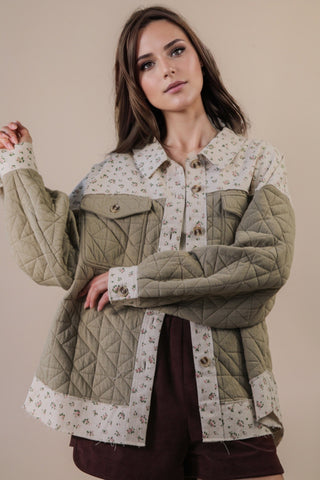 Petal Quilted Shacket
