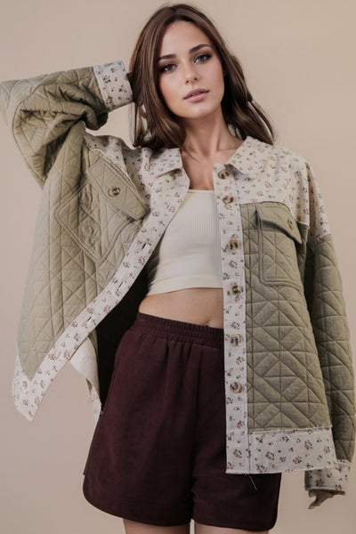 Petal Quilted Shacket