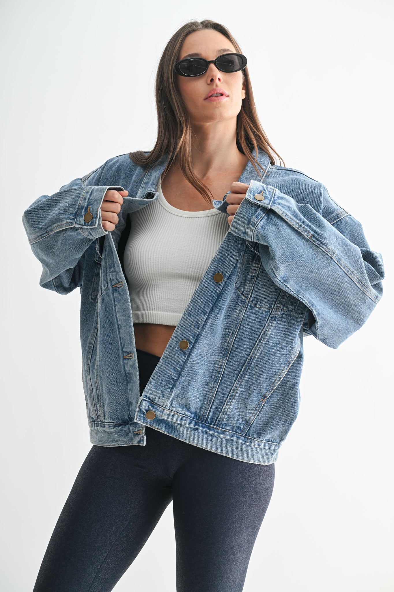 Downtown Oversize Denim Jacket