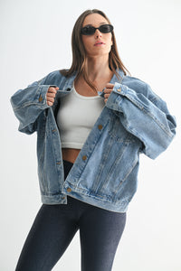 Downtown Oversize Denim Jacket