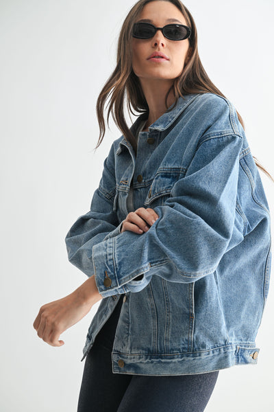 Downtown Oversize Denim Jacket