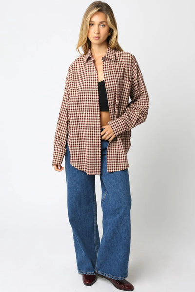 Tammy Gingham Button Down
