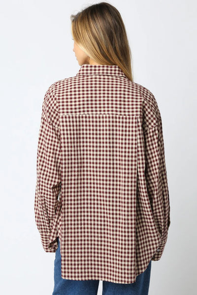 Tammy Gingham Button Down