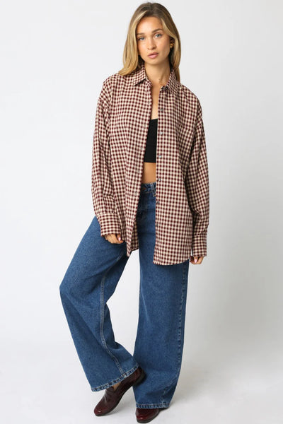 Tammy Gingham Button Down