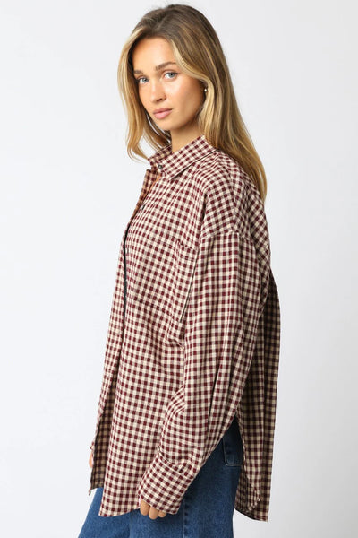 Tammy Gingham Button Down