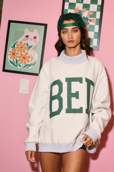 Gym x Bed Reversible Mockneck