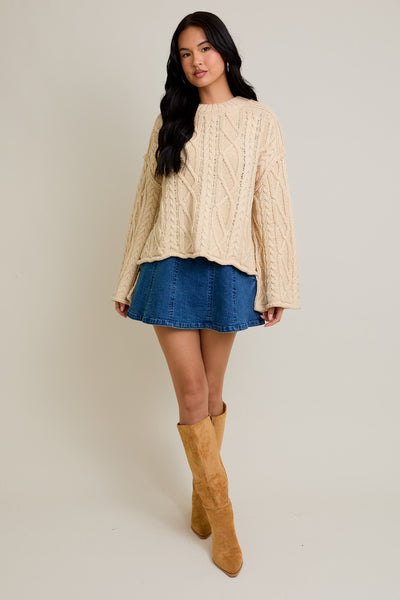 Cozy Cable Knit Sweater