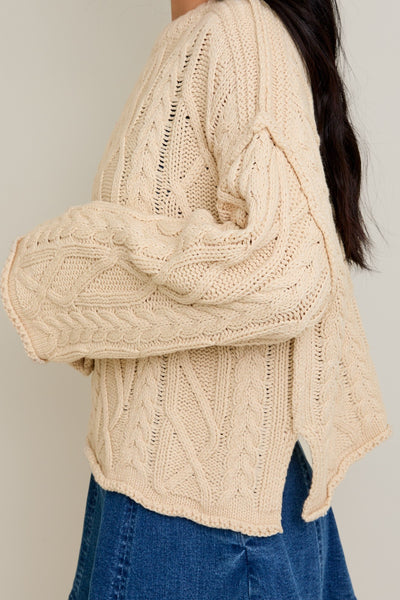 Cozy Cable Knit Sweater