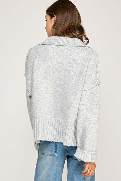 James Collared Sweater