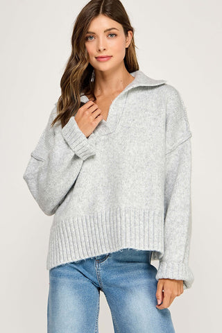 James Collared Sweater