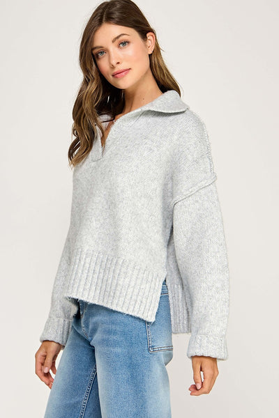 James Collared Sweater