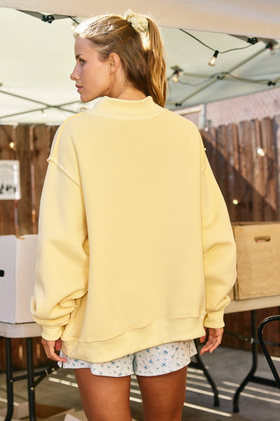 Dilly Dally Mockneck Sweatshirt