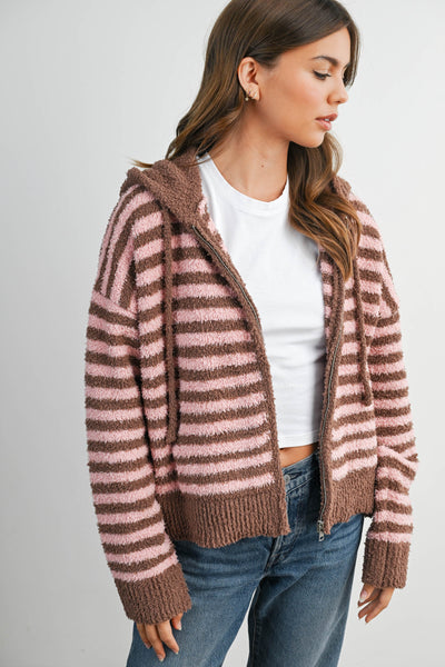 Frankie Zip Up Sweater