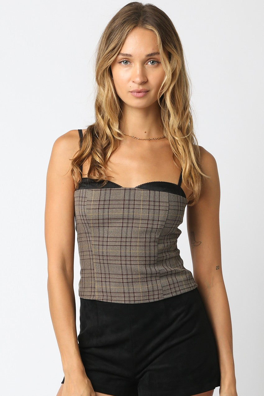 Miley Plaid Tank