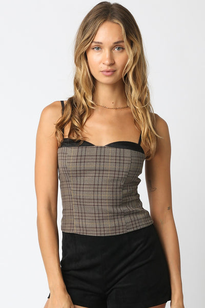 Miley Plaid Tank