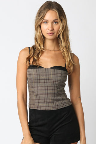 Miley Plaid Tank