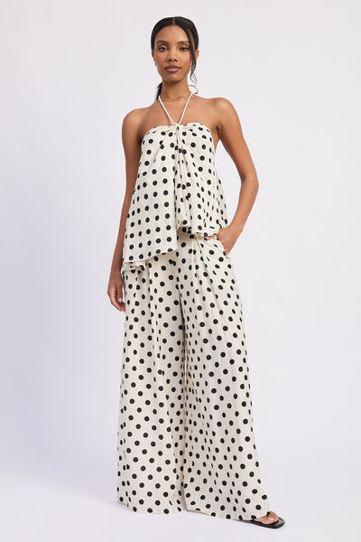 Perfect Polka Dot Wide Leg Pants