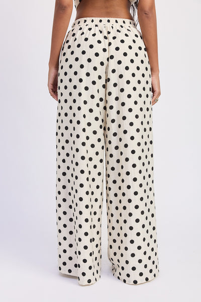 Perfect Polka Dot Wide Leg Pants