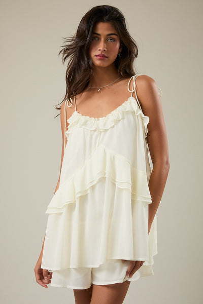Ethereal Ruffle Romper