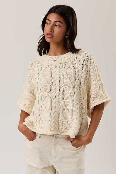 Elodie Cable Knit Sweater