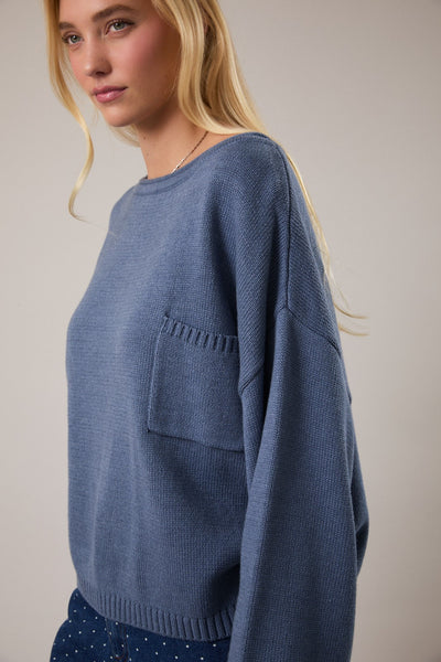 Monday Blues Sweater