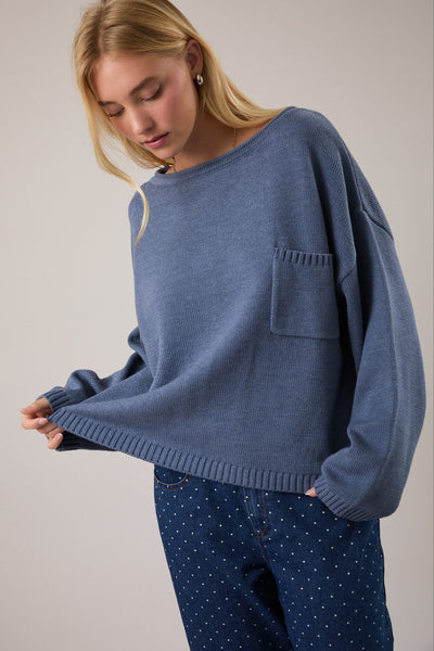 Monday Blues Sweater