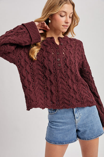 Polly Henley Sweater