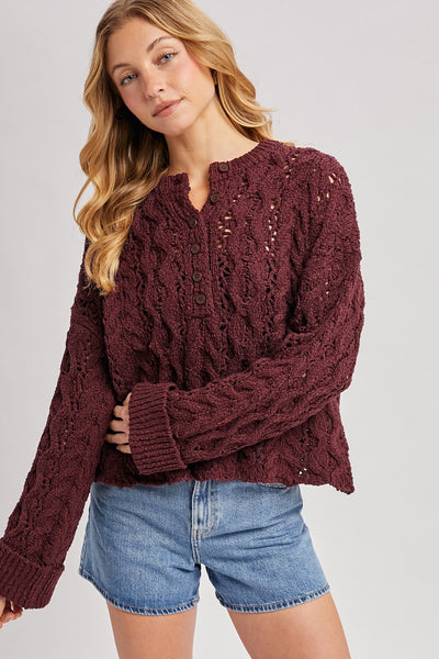 Polly Henley Sweater