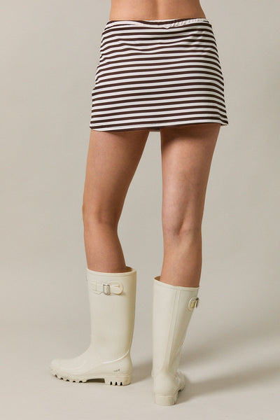 Hollis Striped Skort