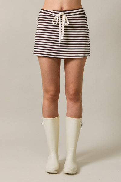 Hollis Striped Skort