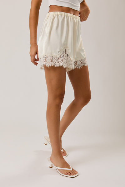 Lace Trim Shorts