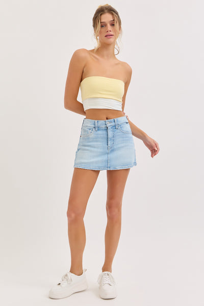 Daisy Denim Skort